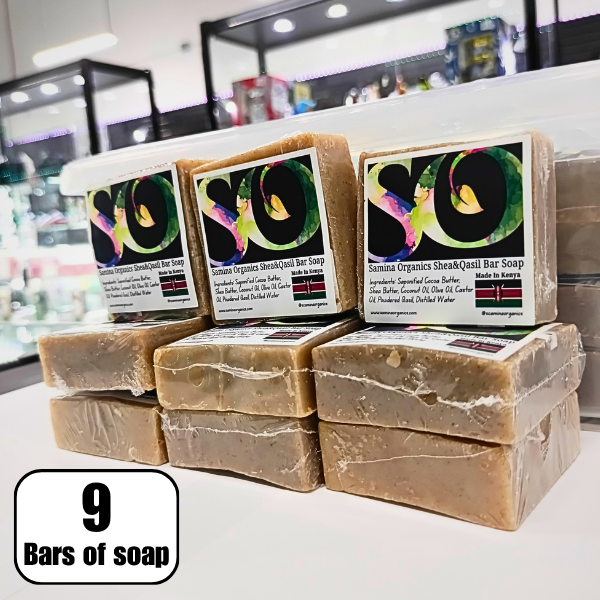 9 Bars of Original Shea Butter and Qasil Bar Soap